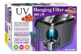 FIL ESTERILIZ AQUA KRIL HANGING FILTER UV 260 L/H 12