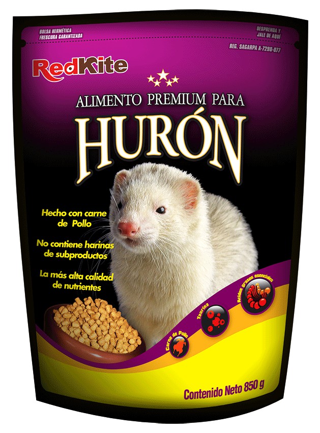 ALIMENTO P/ ROEDORES PREMIUM P/HURON 850 G