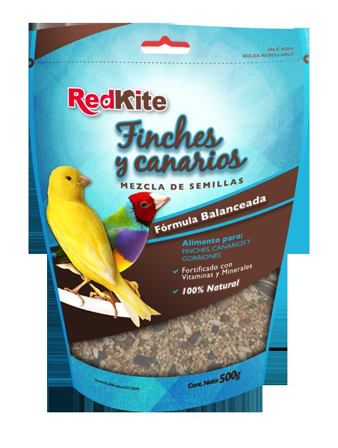 ALIMENTO P/ AVES MEZCLA DE SEMILLAS P/CANARIOS FINCHES 500 G